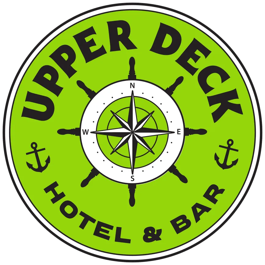 The Upper Deck Hotel & Bar logo