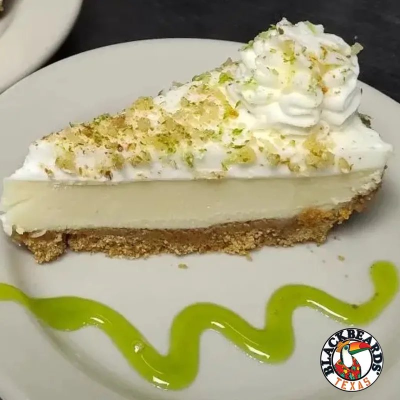 A slice of Chilo's Key Lime Pie at Blackbeards' Restaurant