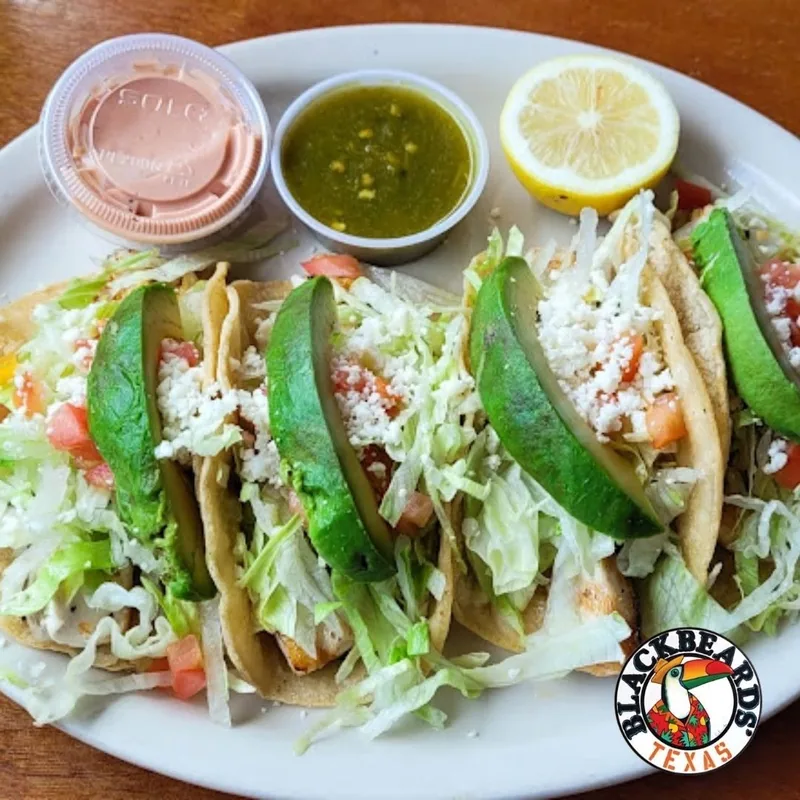 Fish tacos at Blackbeards' Restaurant