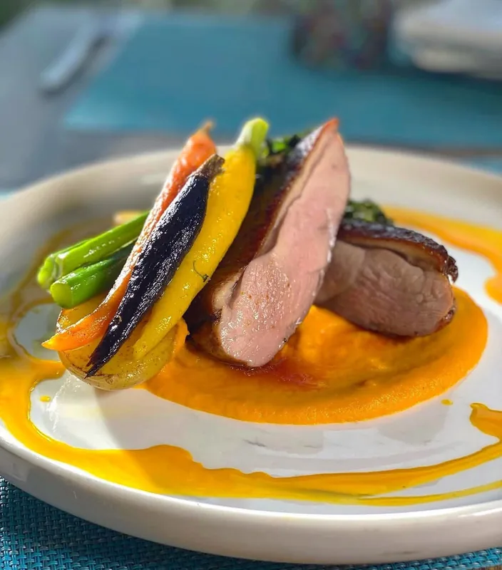 Smoked Duck Breast at F&B South Padre Island