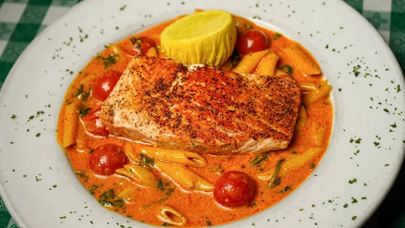 Creamy Tuscan Salmon at Gabriella's