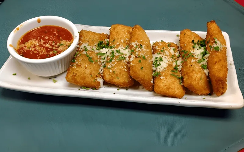 Fried Mozzarella at Gabriella's