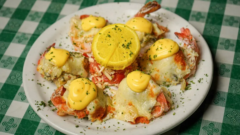 Shrimp Rockefeller at Gabriella's