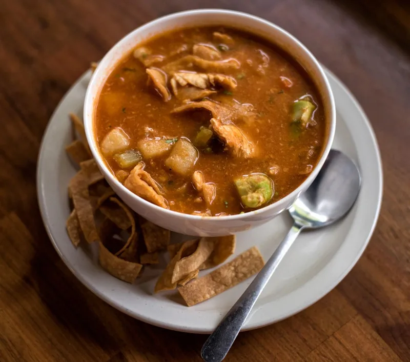 Chicken Tortilla Soup at Grapevine Cafe
