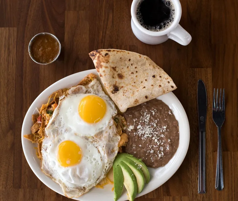Chilaquiles Traditional at Grapevine Cafe