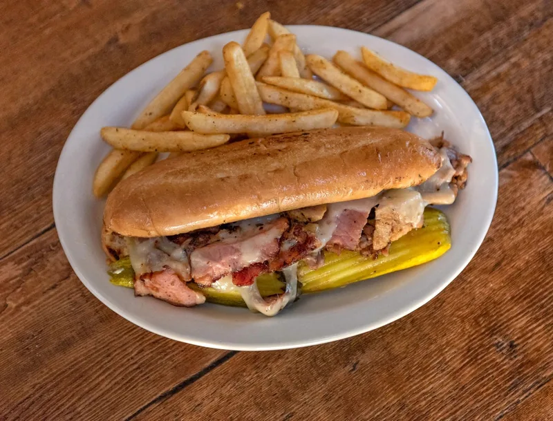 Cuban sandwich at Grapevine Cafe