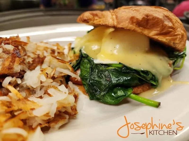 Croissant Benedict at Josephine's Kitchen