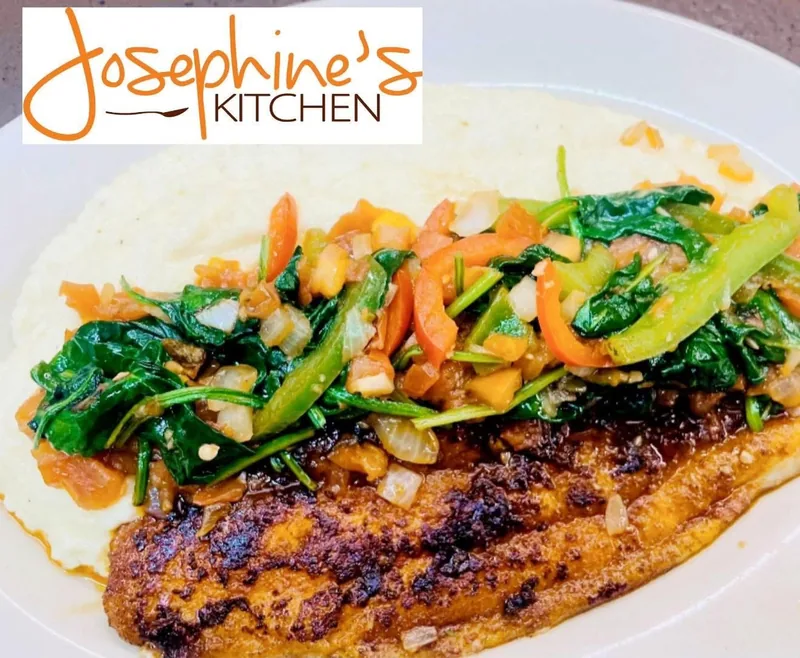 Fish and Grits at Josephine's Kitchen