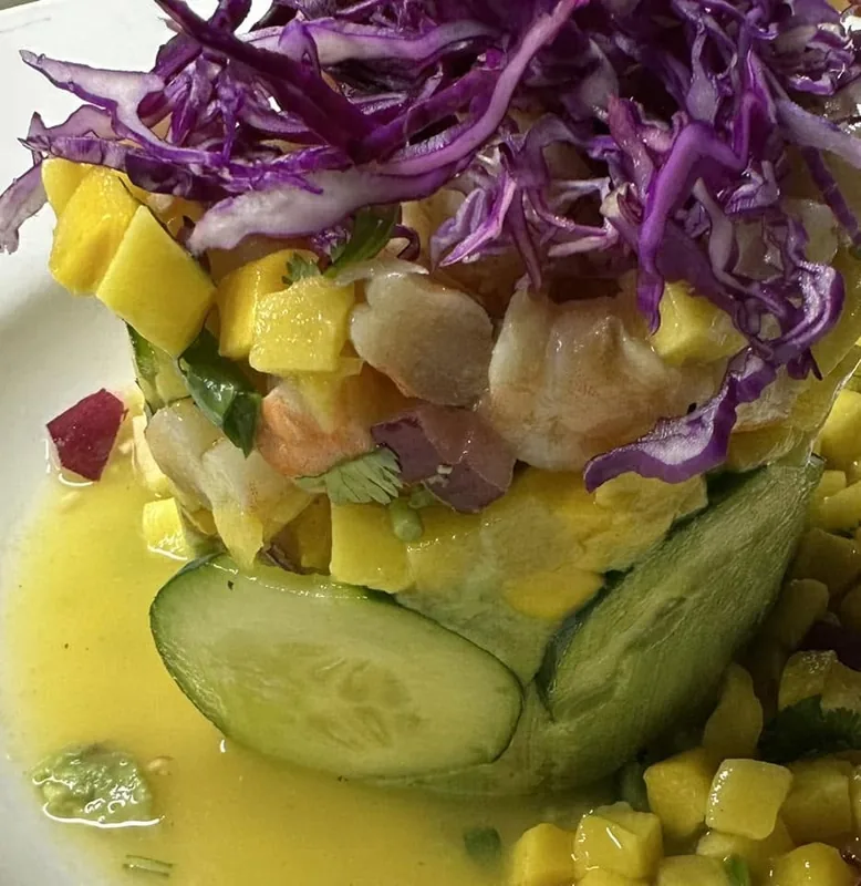 Shrimp Mango Aguachile at Liam's