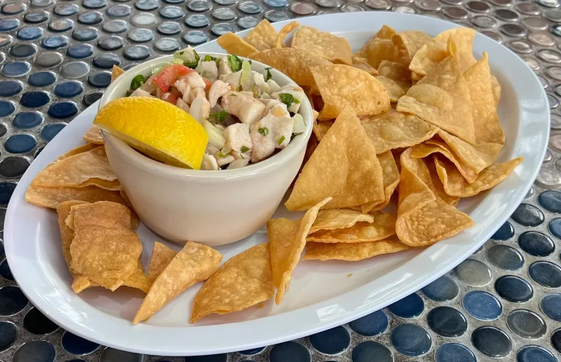 Ceviche at Lobo Del Mar Cafe