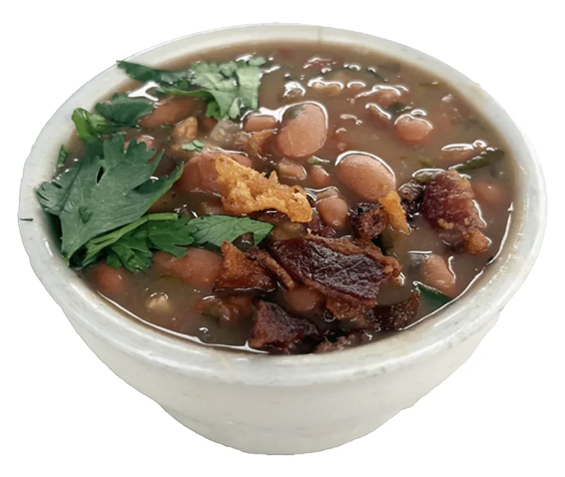 Charro Beans at Lobo Del Mar Cafe