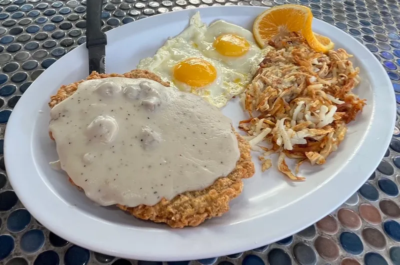 Chicken Fried Steak at Lobo Del Mar Cafe