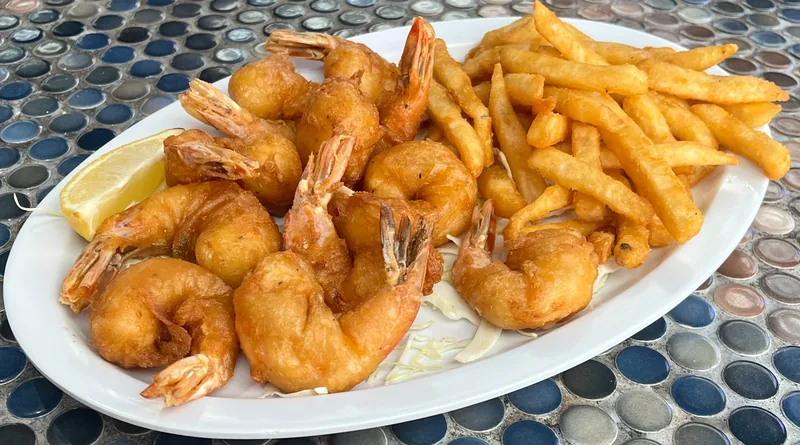 Gulf Shrimp at Lobo Del Mar Cafe