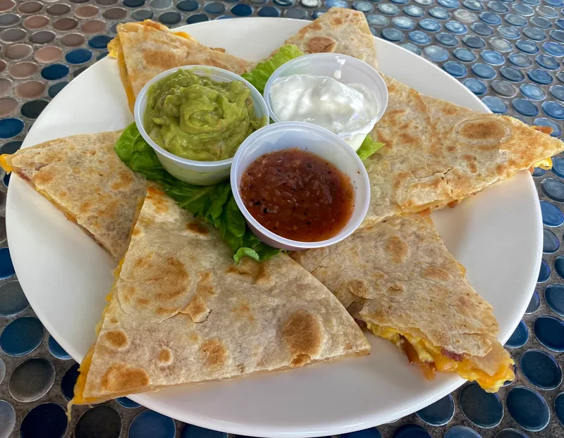 Lobo Quesadilla at Lobo Del Mar Cafe