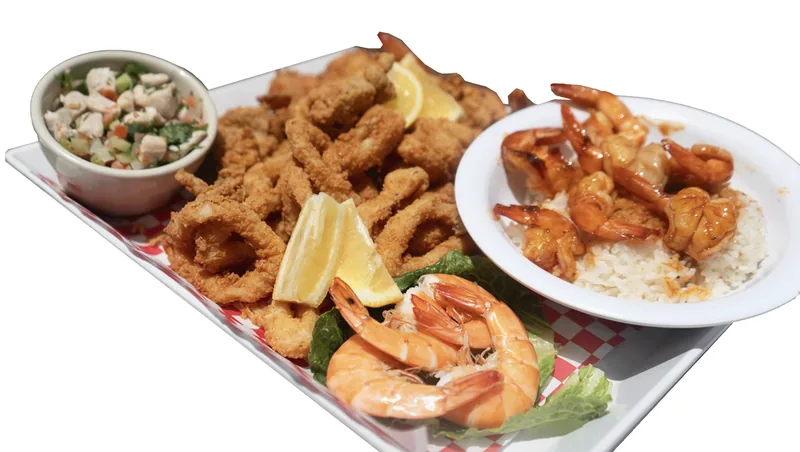 Lobo Seafood Platter at Lobo Del Mar Cafe