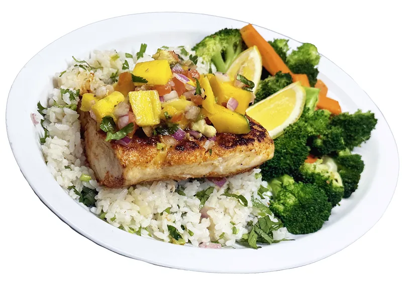Mango Mahi Dinner at Lobo Del Mar Cafe