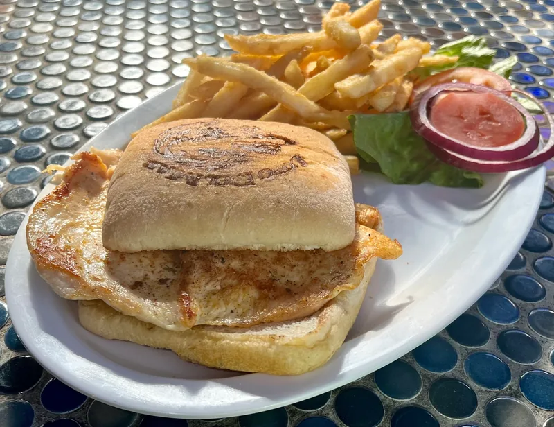 Southern Chicken Sandwich at Lobo Del Mar Cafe
