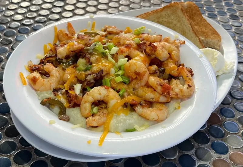 Southern Style Shrimp & Grits at Lobo Del Mar Cafe