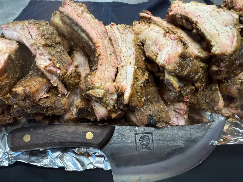 Smoked Pork Ribs at Peggy's Cakes and More