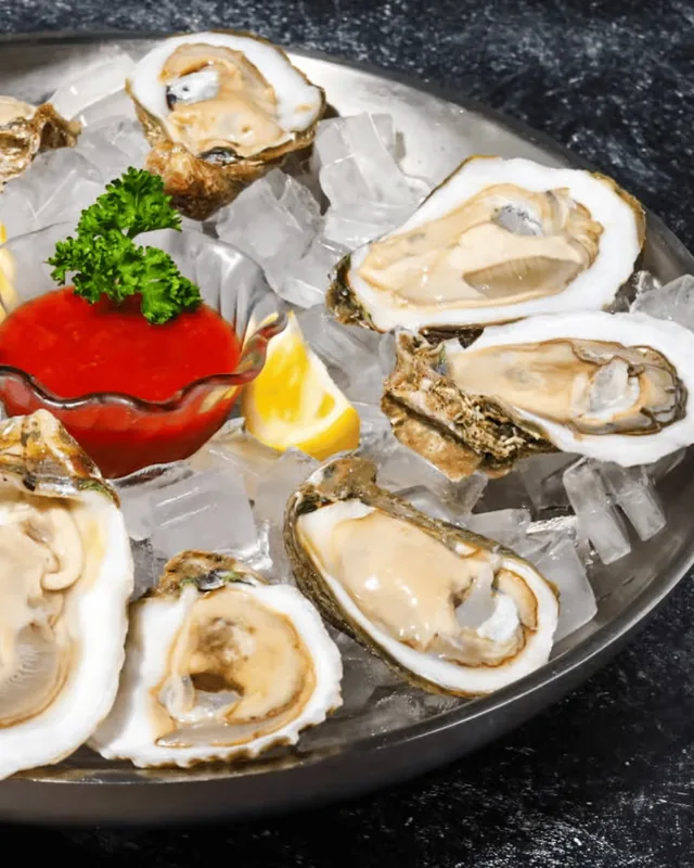 Oysters On the Half Shell at Sea Ranch Restaurant