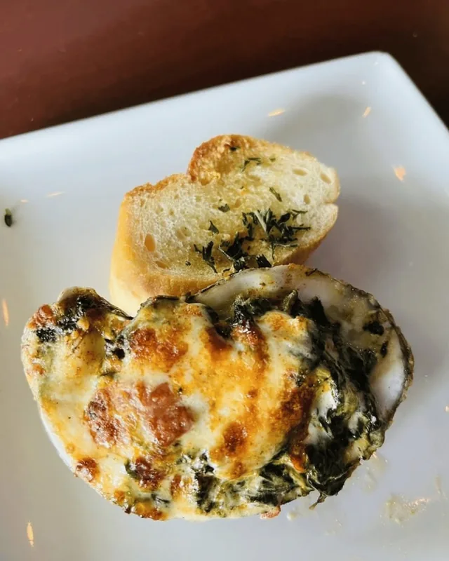 Oysters or Shrimp Rockefeller at Sea Ranch Restaurant