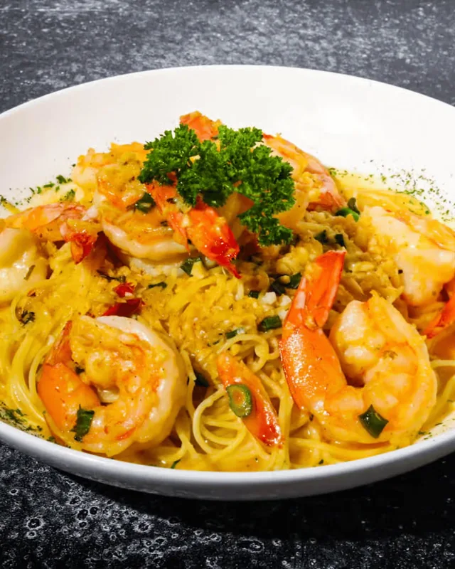 Scott's Shrimp Scampi at Sea Ranch Restaurant