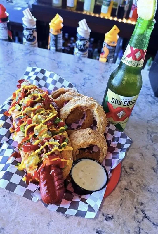 All American Hot Dog at Tequila Sunset