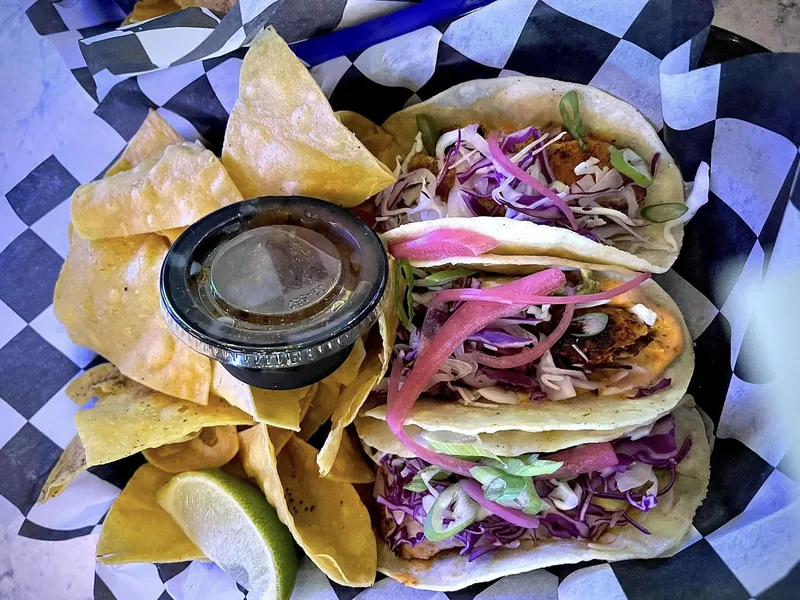 Baja Fish Tacos at Tequila Sunset