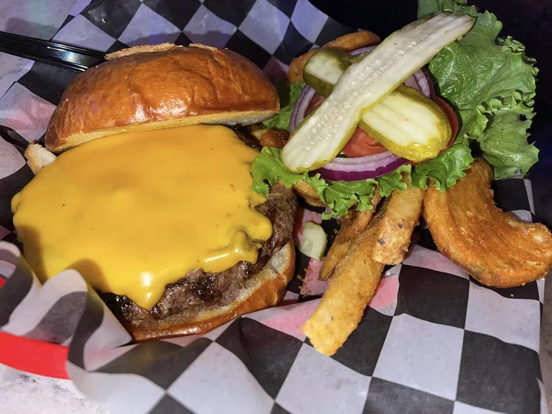 Tequila Sunset's Classic Cheeseburger at Tequila Sunset