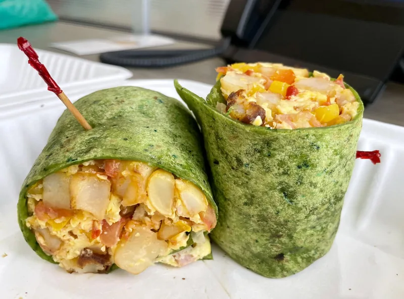 Yummie Burrito at Yummies Bistro