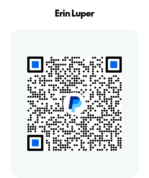 PayPal QR code for Erin Luper